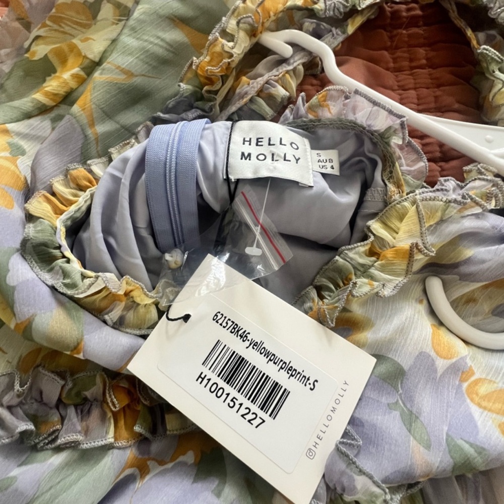 Trendy Hello Molly Breakthrough Floral Chiffon Dress - Picture 4 of 4